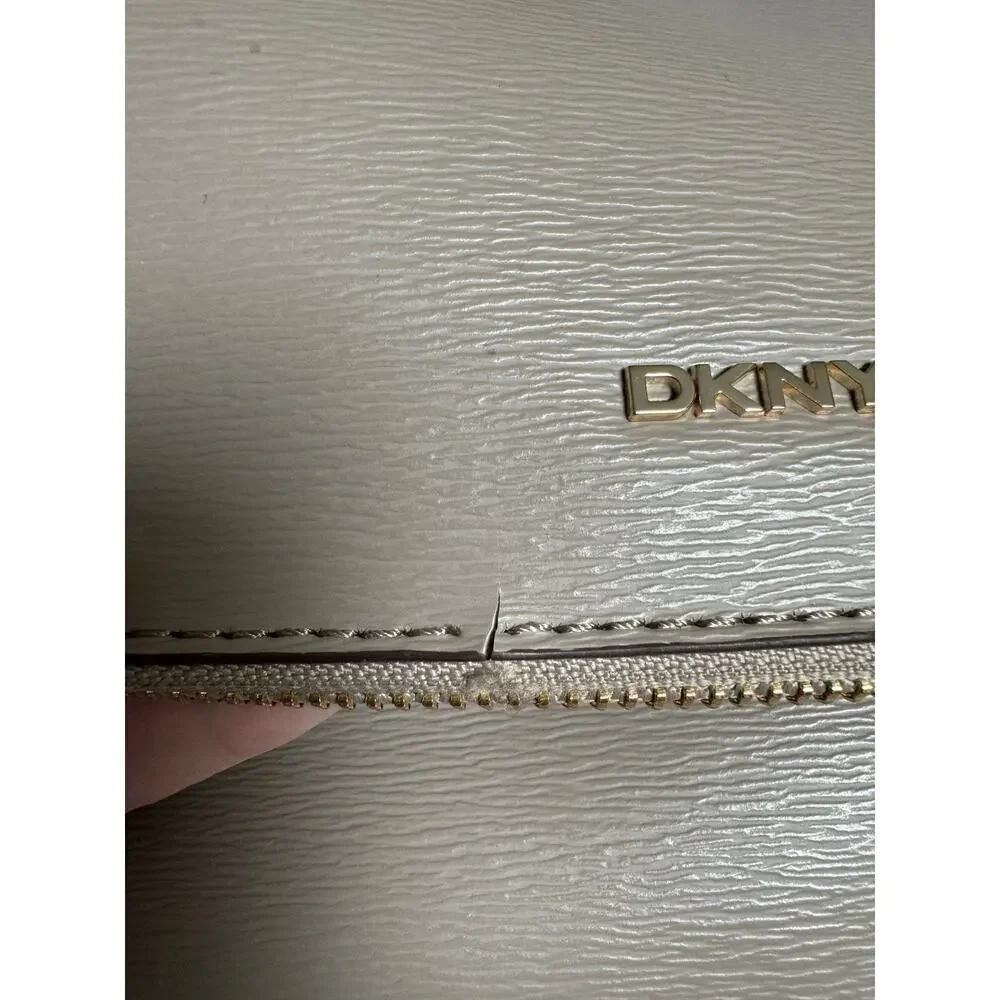 DKNY Top Zip With Handle, Beige‎ Backpack, Bag